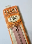 Vintage 1940S Talon Zipper Slide Fastener Pink Bell Pull Nos. Fixed Price $27.99.