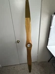 Sensenich Genuine 72" Decorative Wood Propeller, Vintage Aviation AJ9759. Fixed Price $950.00.
