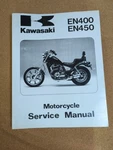 Kawasaki Service Manual EN400 EN450 Part No 99924-1056-04. Fixed Price $24.99.