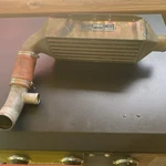 20553A (alt: 42K19867) Lycoming TIO-540-AE2A Intercooler Assembly. Fixed Price $300.00.