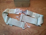 Nos Aircraft Safety Seat Belt Aerial Mach. & Tool Corp. Oct. 75 W/box. Fixed Price $150.00.