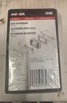 Weather Proof Box Bell Extension Ring Single Gang Red Dot. Fixed Price $8.99.