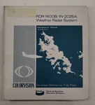 Bendix RDR-1400B/IN-2025A Weather Radar System Maintenance Manual-original. Fixed Price $34.50.