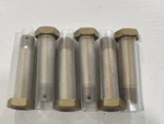 2.43 Long Titanium Aircraft (6) Bolts Boeing Aerospace With Pin Hole Treat. Fixed Price $25.00.