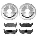 Set Of 2PC Brake Rotors Rear 54027 And 1 Pads MD674A Small Clip New. Fixed Price $94.99.