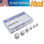 64PCS Orfs O-ring Plug Cap Hydraulic Flat Face Seal Fittings Ors Kit 4-16MM. Fixed Price $53.99.