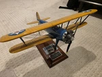 Boeing PT-17 Stearman Kadet Trainer Desk Top Display 1/24 With The Pilots!. Fixed Price $249.00.