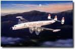 Evening Star By Mike Machat - Lockheed 1049 Connie Aviation Art. Fixed Price $95.00.