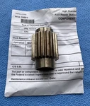Hamilton Sundstrand Aircraft 99167 Spur Gear Pn 695636 W/ Certificate Faa. Fixed Price $349.99.