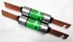 2PK Bussmann FRS-R-90 FRSR90 Fusetron Dual Element Time Delay Fuses 90A 600V. Fixed Price $40.48.