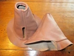 Pair Of Aeronca Style 7 Series, Boot-control Stick Socket, Brown Leather. Fixed Price $48.00.
