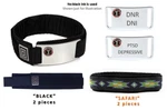 Dnr-dni Ptsd Depressive Medical Alert Id Plates 2 Spare Wristbands.. Fixed Price $69.06.