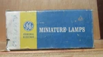 Box Of 7 General Electric Miniature Lamps Light Bulbs 28V 0.1A. Fixed Price $19.65.
