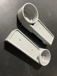 Pair Arm Rest Cupholder Right & Left Side Light Gray For Piper PA28 PA32 34. Fixed Price $199.99.