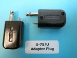 (2) U-75/U Microphone Jack Connector Helicopter Headset Kings Electronic Adapter. Fixed Price $35.00.