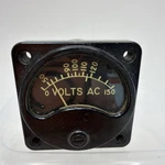 Aircraft Volts Indicator Gauge Vintage For Parts Repair. Fixed Price $25.00.