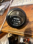 Datcon Hour Meter # 876 12/24 Vdc P/N100222. Fixed Price $150.00.