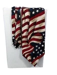 Museum Artifacts American Flag Novelty Silk Red White Blue. Fixed Price $14.39.