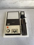 1968 Sanyo Philips M-138A Solid State Cassette Recorder With Mic And Adapter. Fixed Price $65.65.