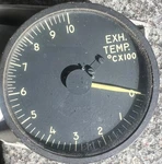 Aviation Engine Exhaust Temperature Gauge Type MJ-4. Fixed Price $125.00.