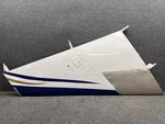 96-640000-607 Beechcraft 95-B55 Vertical Stabilizer Assembly (hail). Fixed Price $1120.00.