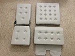 Piper PA18 Super Cub Grained Vinyl Seat Cushion Set, Original Styling, Nice!. Fixed Price $396.00.