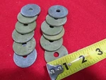 Lot 12 1/2 Oz Lead Wheel Prop Balance Weights Goodyear 1/4" Dia Hole. Fixed Price $21.50.