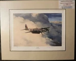 Limited Edition Aviation Double Mounted Print En-route By Stephen Brown 1/25. Fixed Price $44.40.