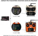 R9DS 10 Channels 2.4GHZ Rc Receiver Sbus/pwm Long Range Control For Airplane/.... Fixed Price $49.04.