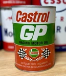 Vintage Nos Castrol Gp Racing Motor Oil Can Quart Full. Fixed Price $54.99.