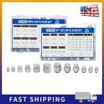 144 Pc Hydraulic Cap Plug Kit Jic Orfs Dash 4-16 Hose Tube Pipe Fittings. Fixed Price $116.99.