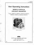 1949 Bendix-scintilla S4RN-20 S4RN-21 S4LN-20 Aircraft Magnetos Operating Manual. Fixed Price $20.00.