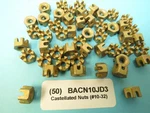 (50) 3/16 #10-32 Boeing Aircraft BACN10JD3 Castellated Nuts Aerospace (AN310-3). Fixed Price $47.50.