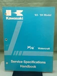 Genuine Kawasaki 99926-1025-01 Jetski Watercraft Service Specifications Handbook. Fixed Price $14.05.