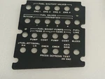 Vintage Lockheed Jetstar Aircraft Instrument Fuel Panel. Fixed Price $25.00.