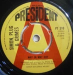 Simon, Plug & Grimes: Way In Out (president) 1970 Uk Promo 7". Fixed Price $10.76.