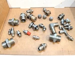 Mixed Lot Of Stainless Steel Aircraft Hydraulic Fittings An Jic Crissair Pamco. Fixed Price $265.00.
