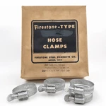Firestone AN-748-95-58-66 Hose Clamps Nos 2" Box Of 50 Galvanized Akron Usa Rare. Fixed Price $349.00.