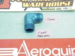 New Aeroquip 90 Adapter Elbow Fitting -16 An To 1" Npt FBM2041 Nascar #123. Fixed Price $16.00.