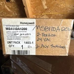 Honeywell Direct Coupled Actuator MS8110A1206 2AUX Switches Position 24 Vac. Fixed Price $225.00.