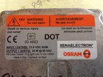 Osram Hid Ballast 03 4663 27 Volt Input 35W 85VAC Output (for Speaker Light). Fixed Price $50.00.
