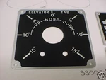 1930'S & 1940'S Boeing Stearman Elevator Trim Plate Acid Etched Aluminum. Fixed Price $245.00.
