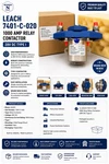 Leach 7401-C-020 1000 Amp Relay Contactor 28V Dc Type New Box. Fixed Price $199.99.