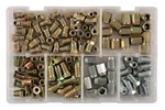 Brake Pipe Nut Fittings Set / Box 135 Pcs Female Short Full Thread Mm & Unf. Fixed Price $75.61.