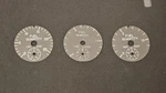 Simmonds Fuel Quantity Indicator Glass Dials 463405. Fixed Price $75.00.