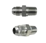 2 Aeronautical Standard Stainless 1/4" Flared Pipe To 3/8" Tube Straight Adapter. Fixed Price $16.95.
