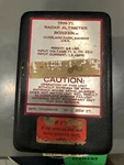 Bonzer Radar Altimeter Pn 104-0064-02. Fixed Price $225.00.