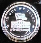 Donald Trump God We Trust President White House COA-0.999 Silver 1 Oz Coin. Fixed Price $149.99.