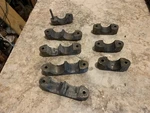 Cessna 140 120 Rudder Bar Pedal Bearing Support Clamps Holders 0411263 0411264. Fixed Price $70.50.
