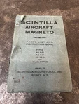 Scintilla Aircraft Magneto Types AG8-D, AG9-D, AG12-D & V-ag Book SC4. Fixed Price $50.00.